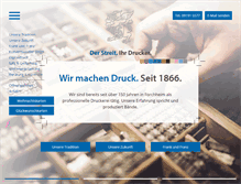 Tablet Screenshot of druckerei-streit.de